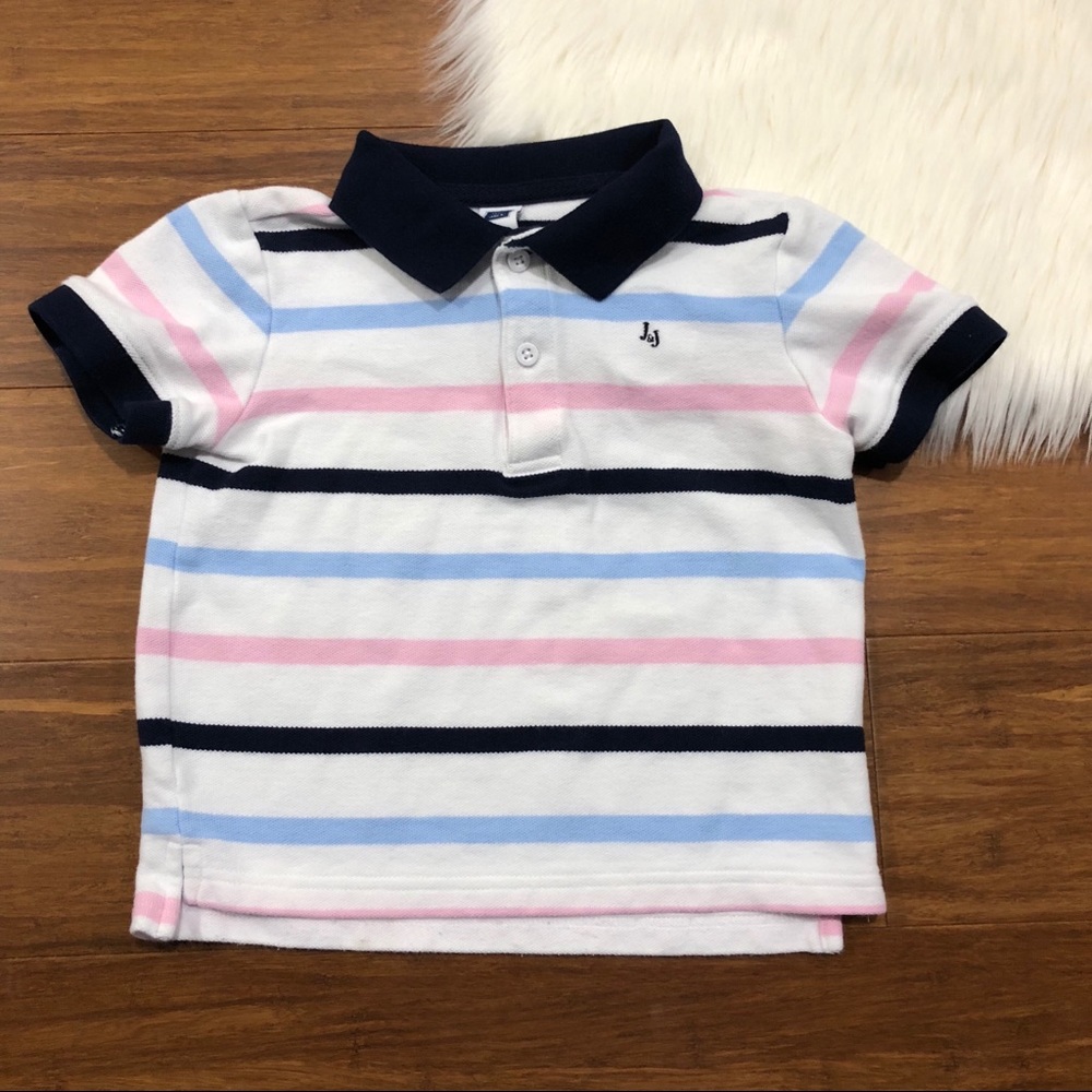 Janie & Jack Striped Polo